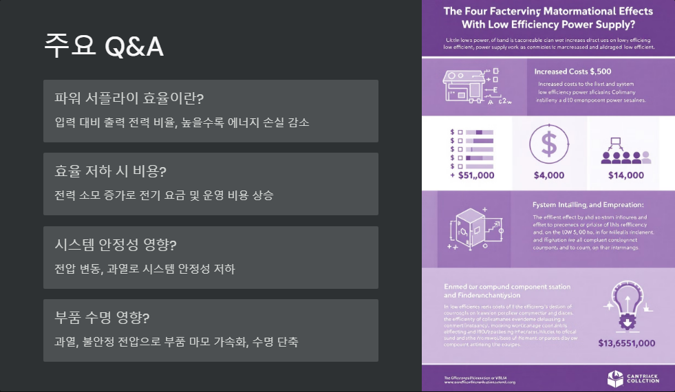 파워 서플라이 효율