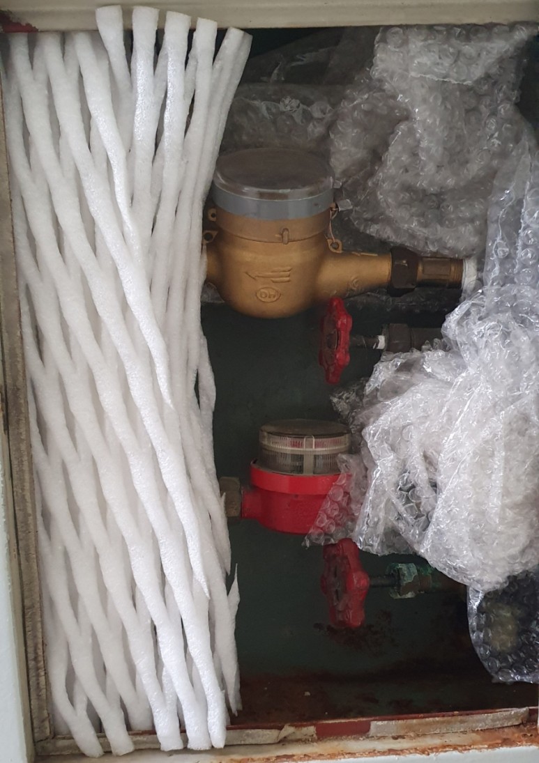 상수도 제거 계량기필터 설치 6