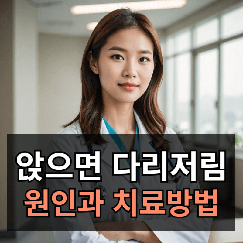 앉으면 다리저림 증상 원인과 치료방법ㅣ증상별 병원 진료과 안내