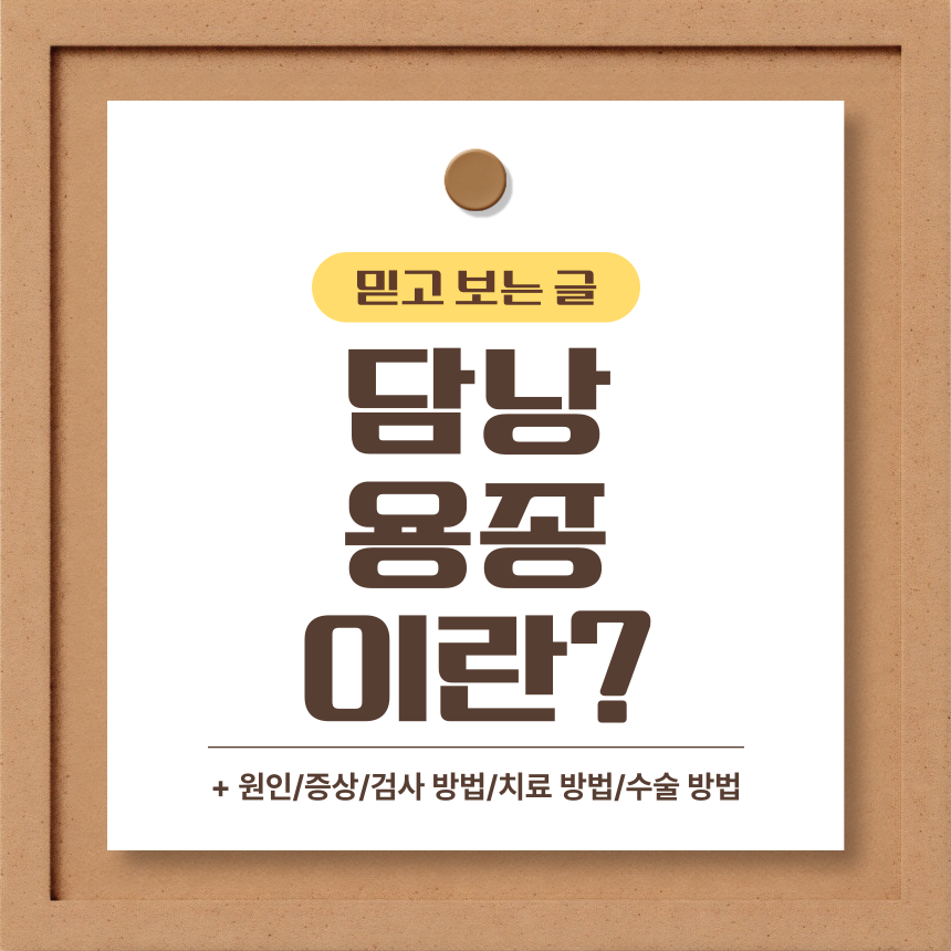  담낭 용종 이란?