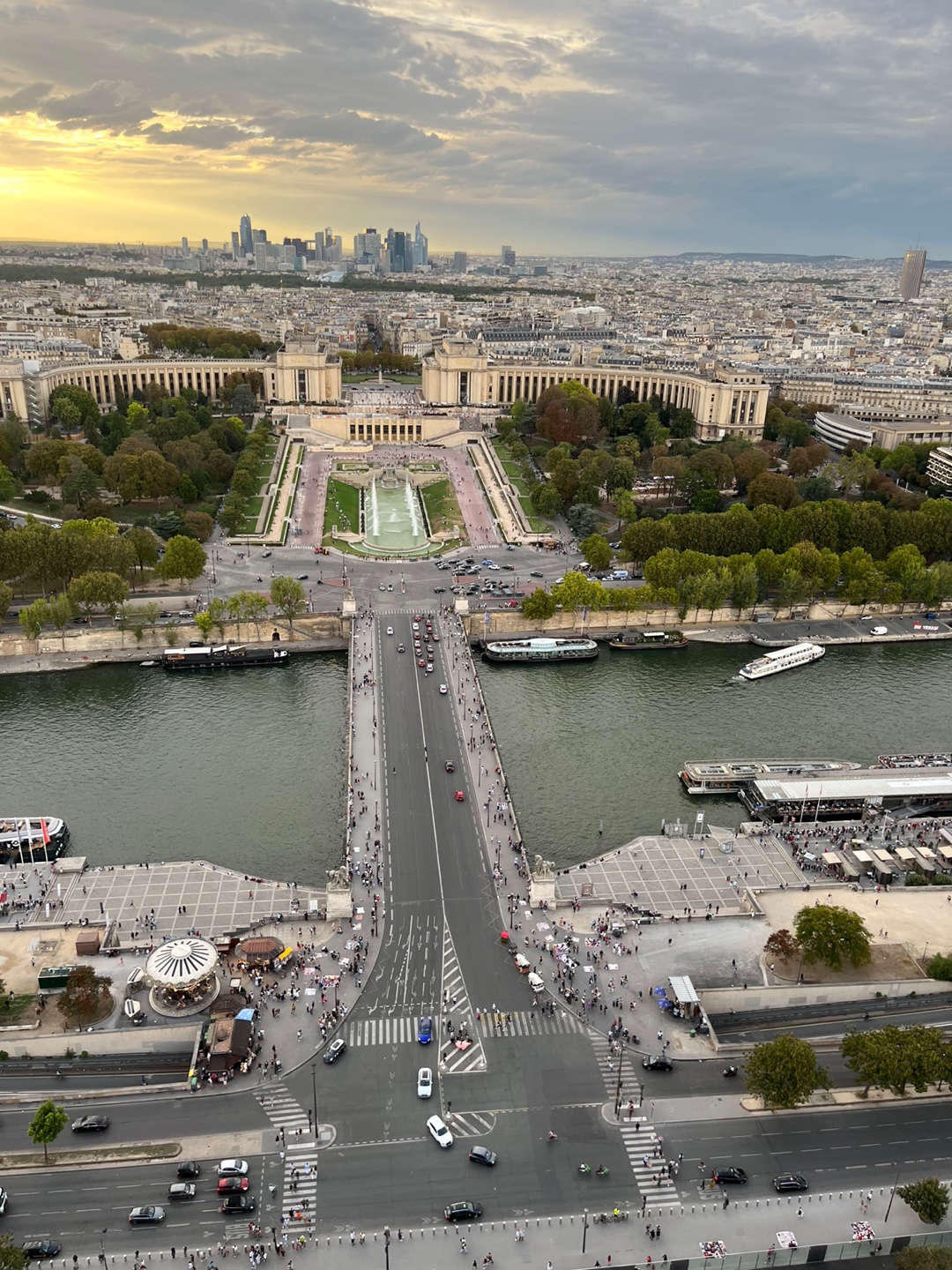 프랑스 파리 에펠탑 정상에서 바라본 풍경(1)