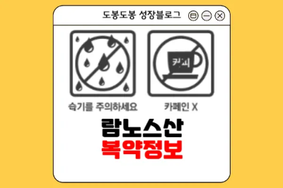 람노스산 복약 정보 이미지