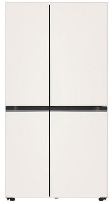 LG전자 디오스 오브제컬렉션 양문형 냉장고 메탈 매직스페이스 832L&#44;방문설치&#44; 메탈 베이지&#44; S834MEE30