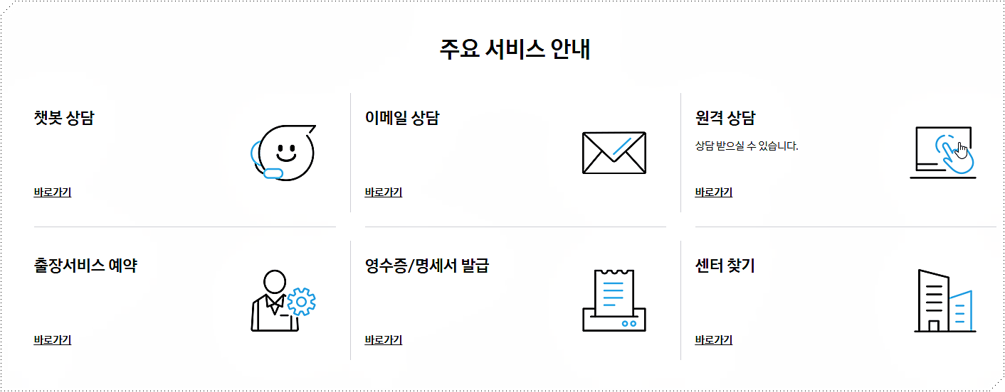 갤럭시 스마트폰 상담 안내