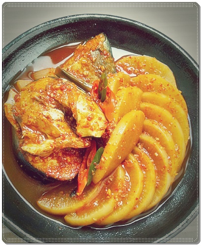 고등어무조림