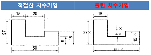 CAD 제도 사용자라면 꼭 알아야 할 도면 치수 기입법 - 도면 치수 기입법 - 치수 기입의 실수 찾아보기 CAD 제도 사용자라면 꼭 알아야 할 도면 치수 기입법 - 도면 치수 기입법 - 치수 기입의 실수 찾아보기