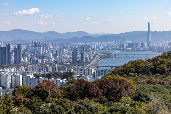 한강과 서울 전경