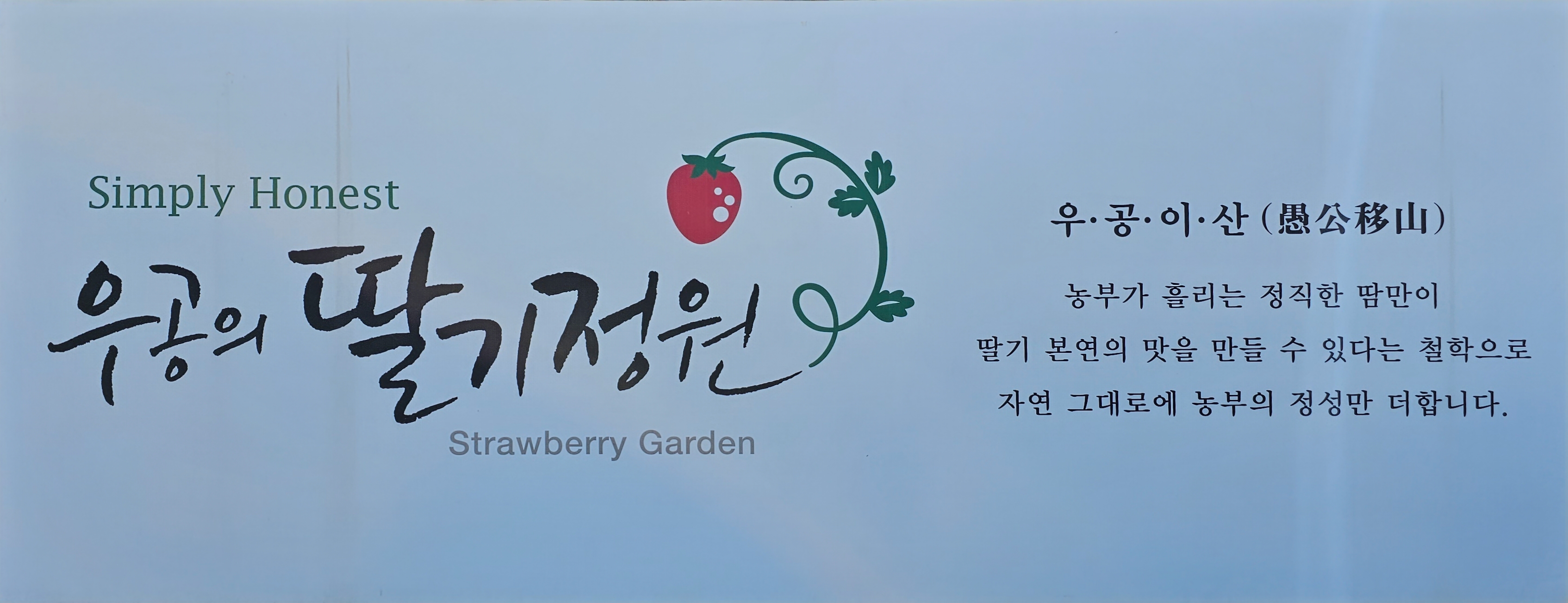 우공의 딸기정원 상주 청리