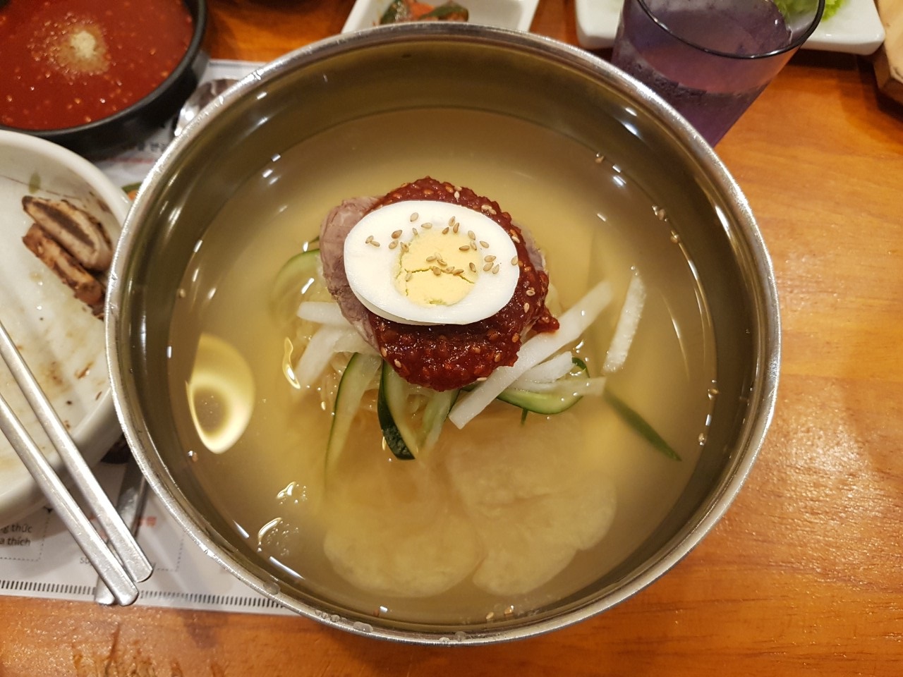 호치민 숙성 삼겹살 전문점 맛찬들(2군 타오디엔) - 후식 물냉면