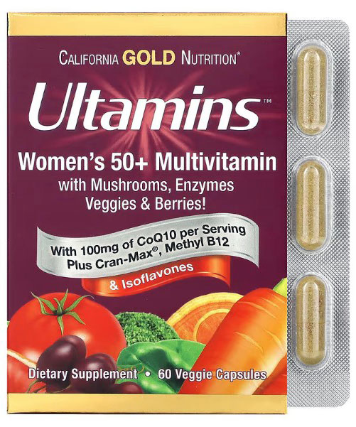 California Gold Nutrition Ultamins Woman 50