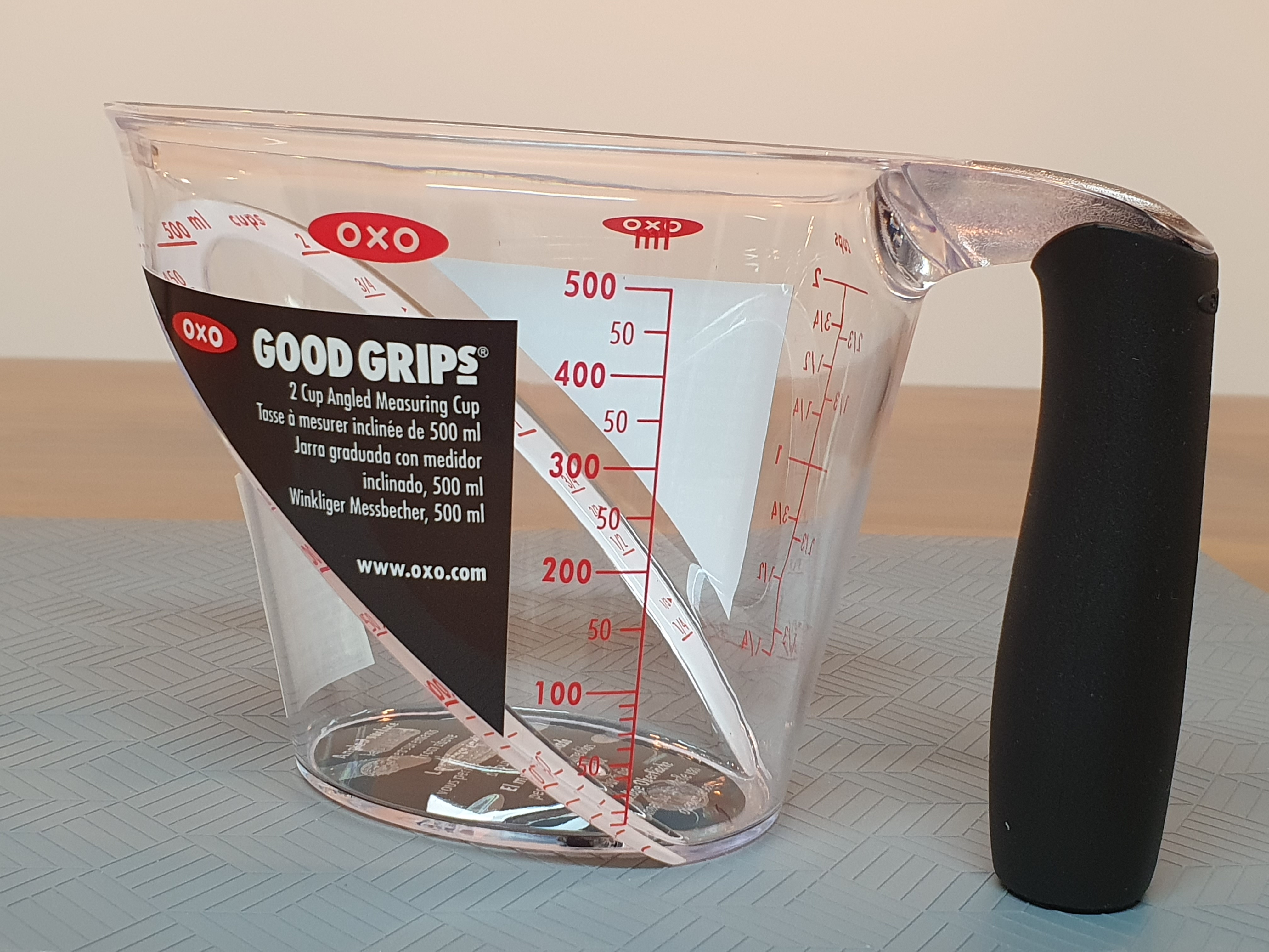  옥소 OXO 굿그립 계량컵으로 라면 물 조절하기