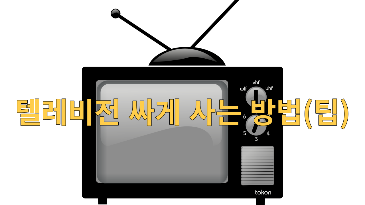  텔레비전 싸게 사는 방법(팁)