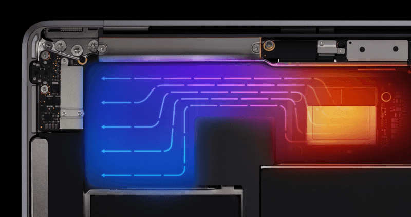 맥북에어 M1 방열판