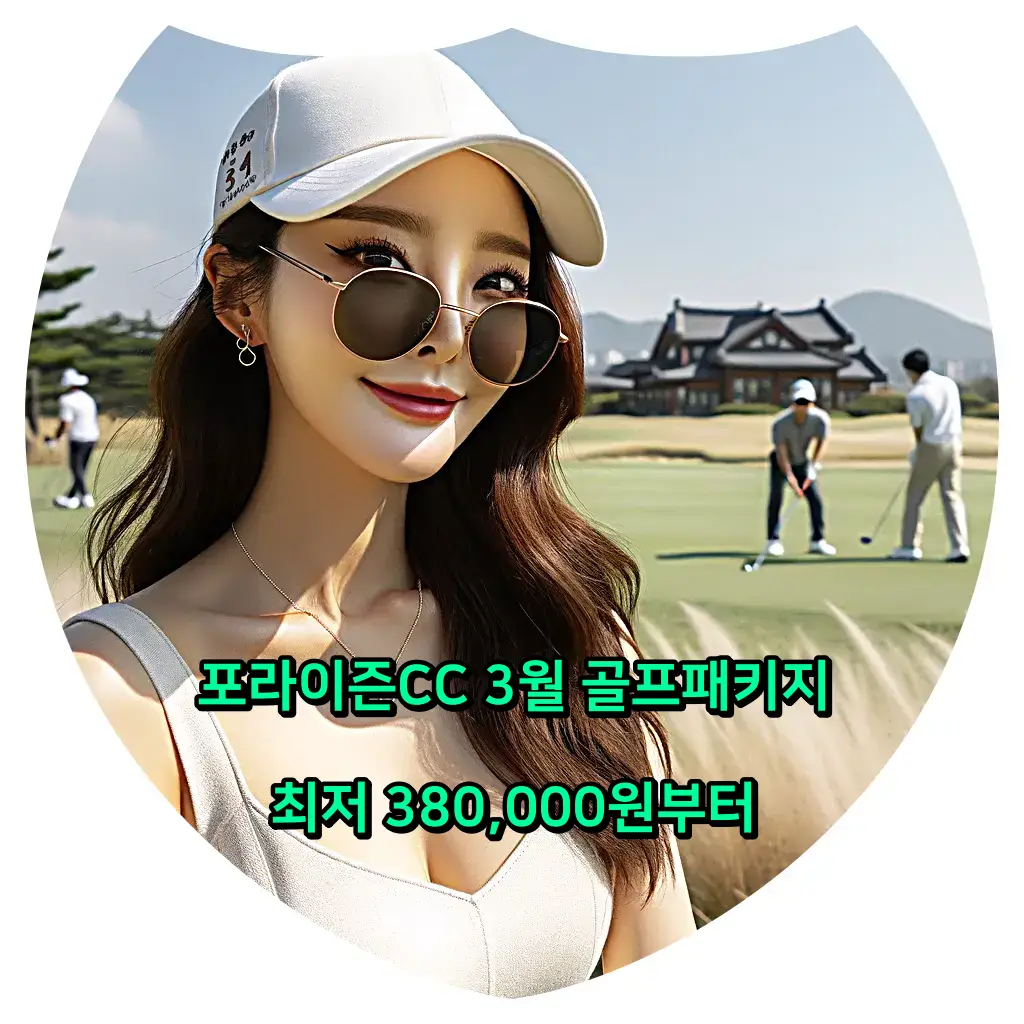  3월 봄 골프 여행: 포라이즌CC 1박 2일 골프패키지
