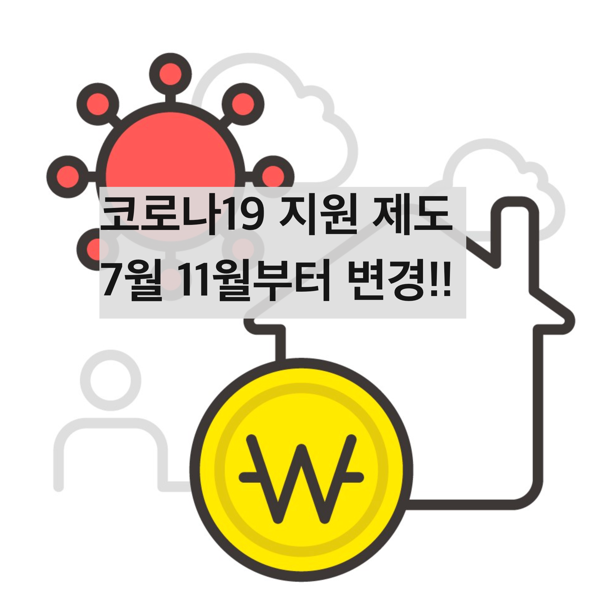  코로나19 생활지원비 7월 11일부터 개편!(+신청방법, 서류)