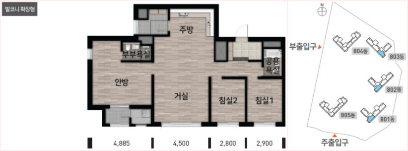 84B형-평면도