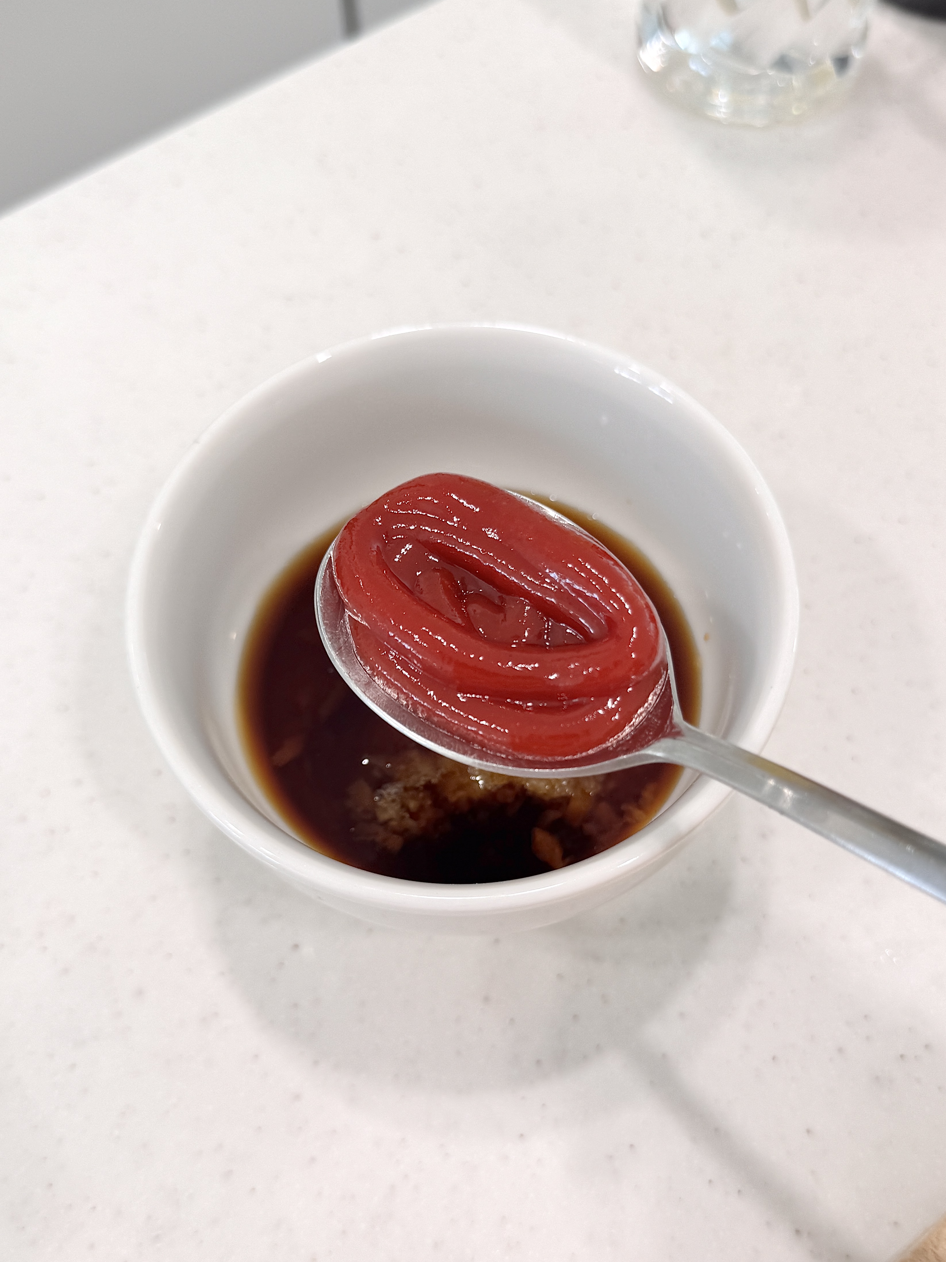 두부강정 양념 만들기 케첩
