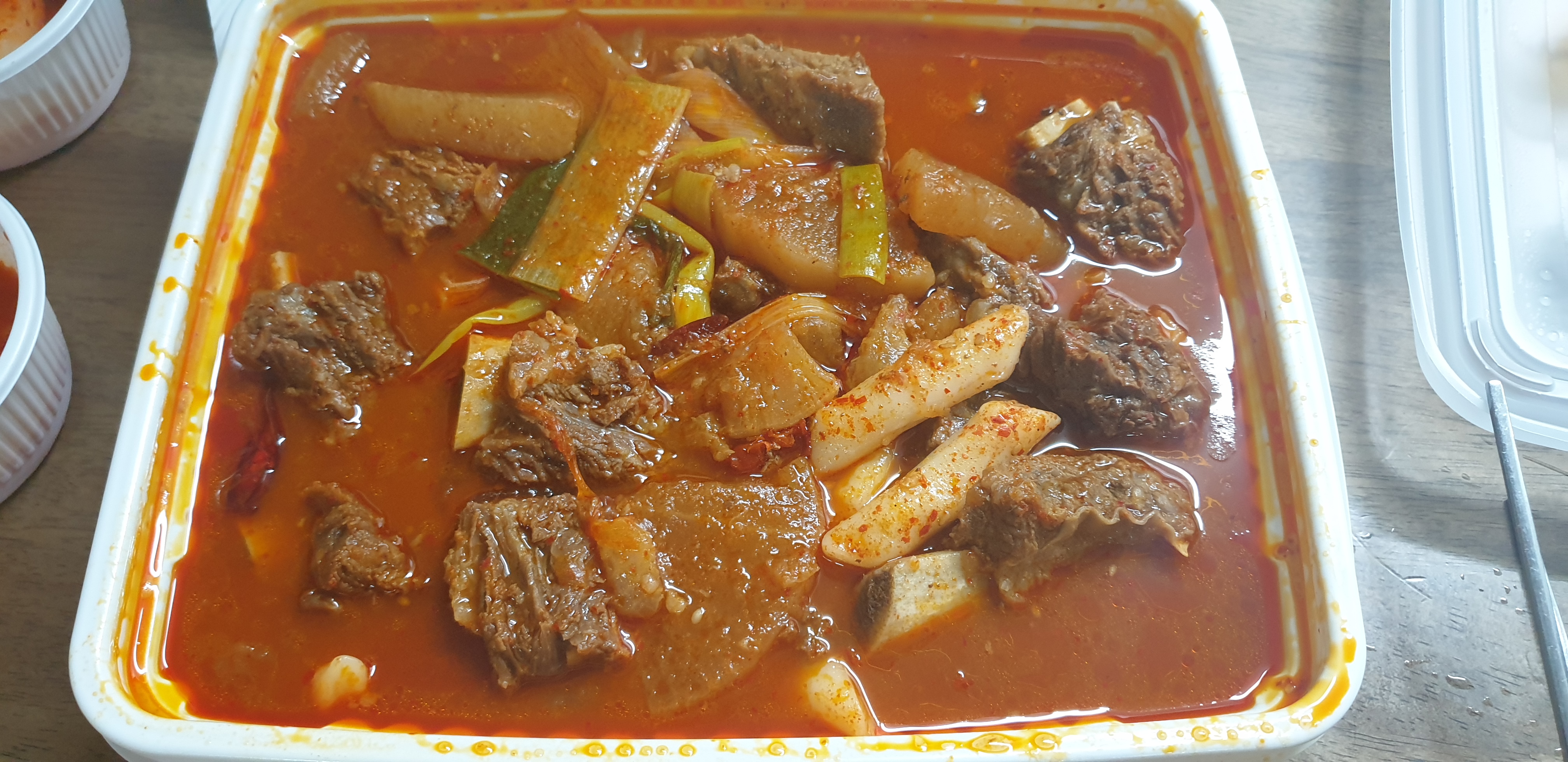 [문정] 영웅갈비찜 - 매운국물소갈비찜(대)