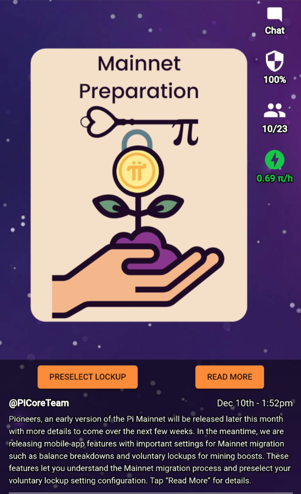  Pi Network, 2021년 12월 중 메인넷 본격 가동 소식!