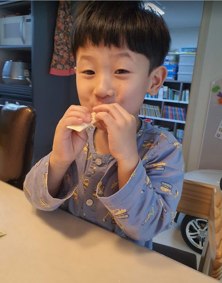  5살 아이 집콕놀이 얼초 보석만들기