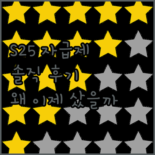 갤럭시 S25 자급제폰 솔직 후기 왜