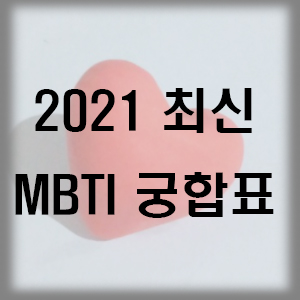 표 엠비 티아이 궁합 성격유형검사 MBTI