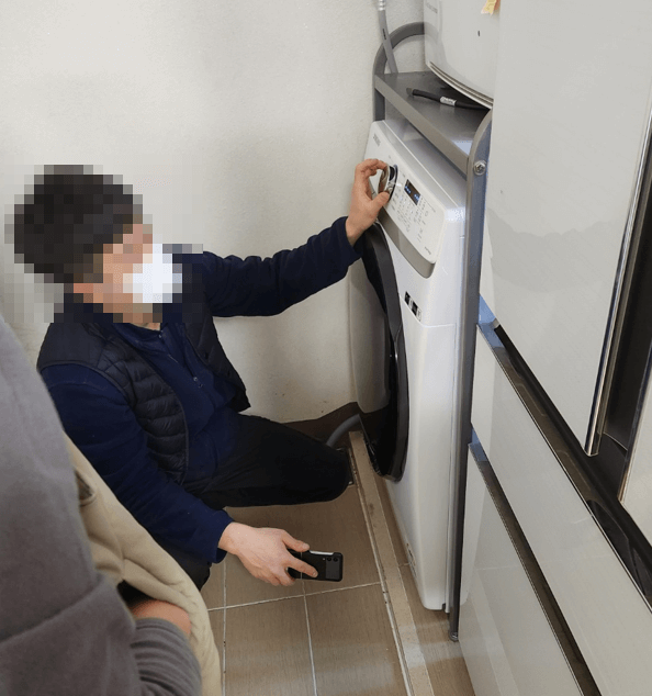 드럼세탁기 작동방법 설명 사진