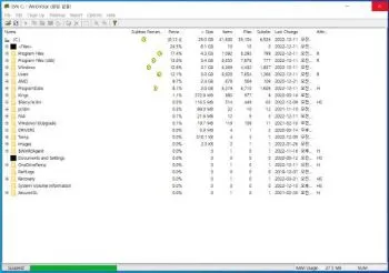 WinDirStat-실행중