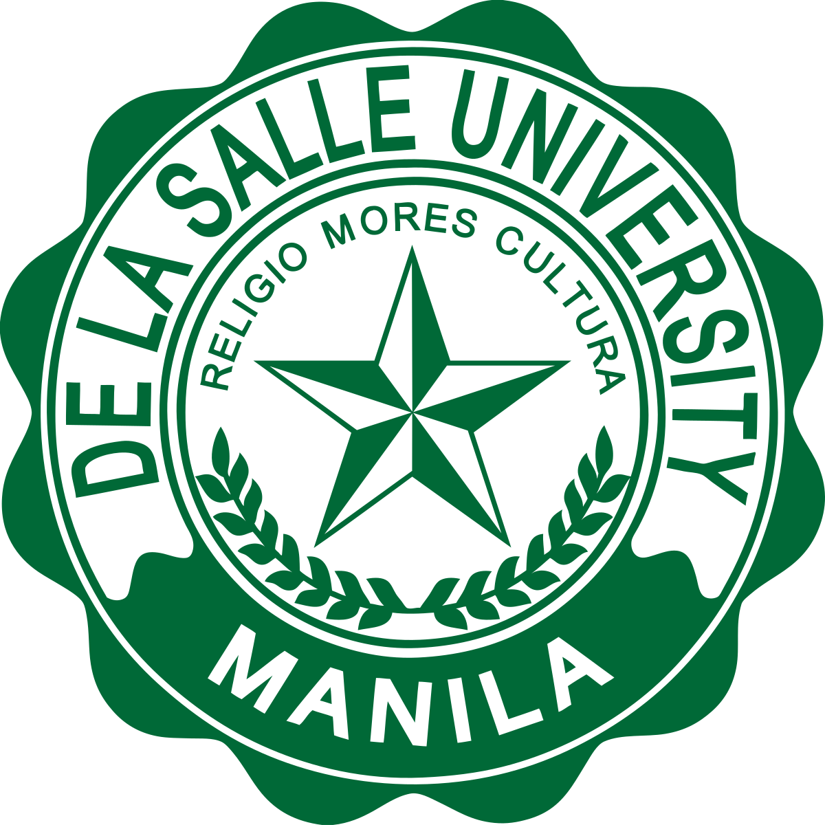 데 라살 대학교 (De La Salle University) 로고