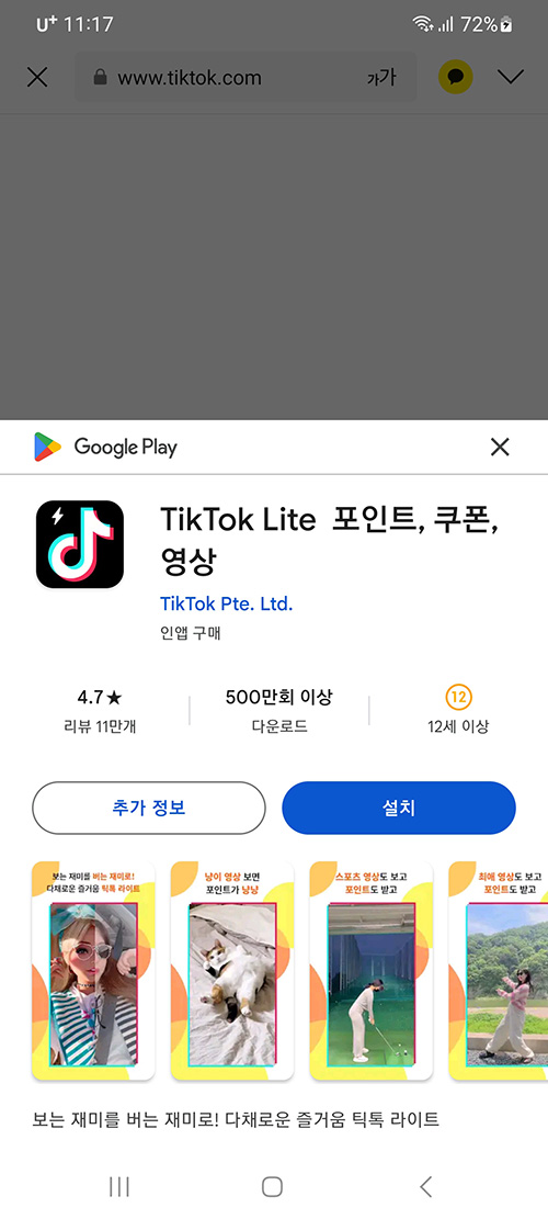 틱톡 라이트 앱테크