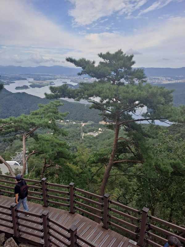 전망대에서 바라본 춘천풍경