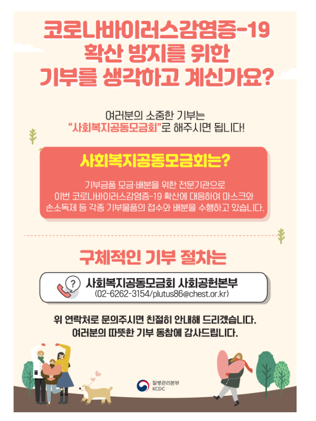  코로나바이러스 감염증 19 기부하는 방법, 사회복지공동모금회