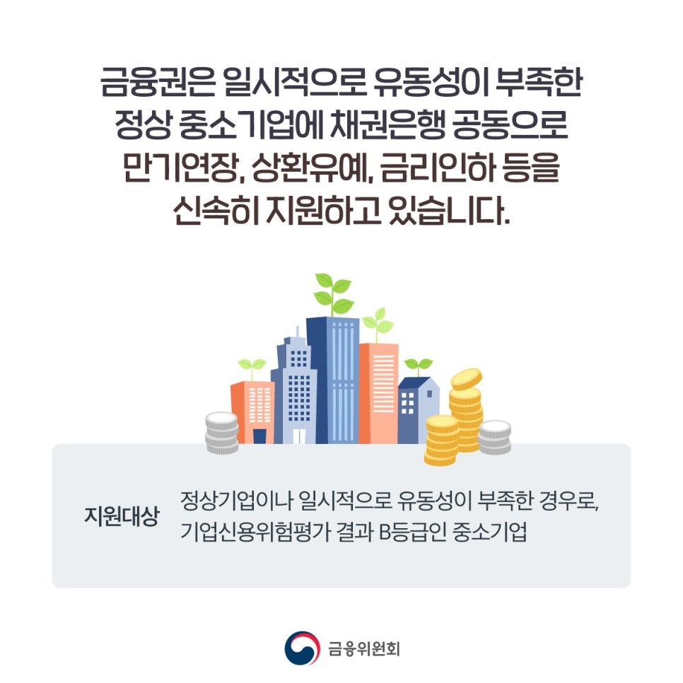 중소기업 신속 금융지원