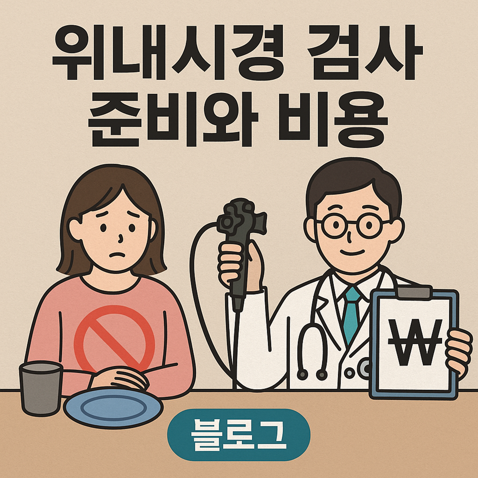 위내시경 검사 준비와 비용