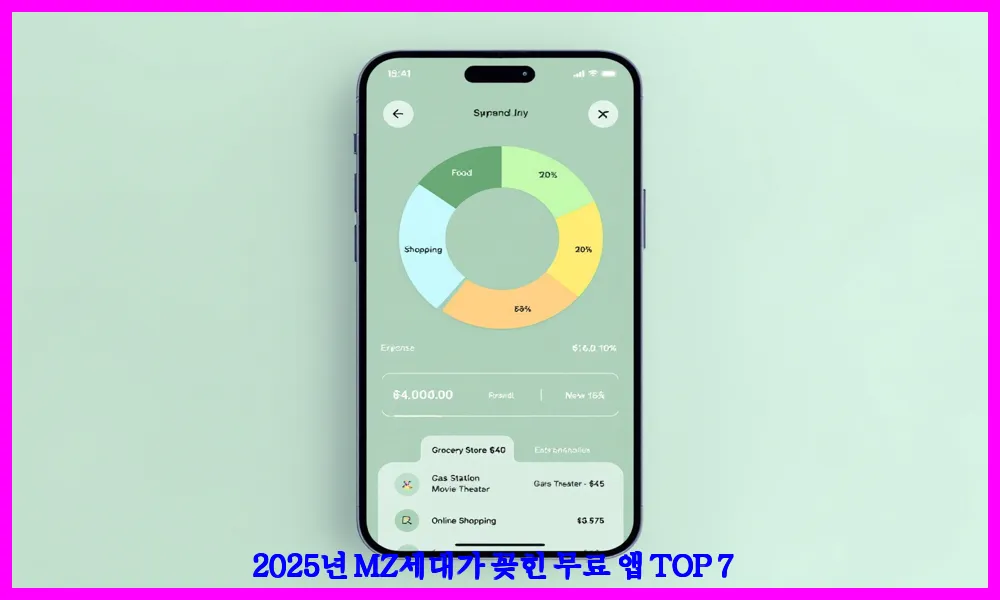 2025년 MZ세대가 꽂힌 무료 앱 TOP 7