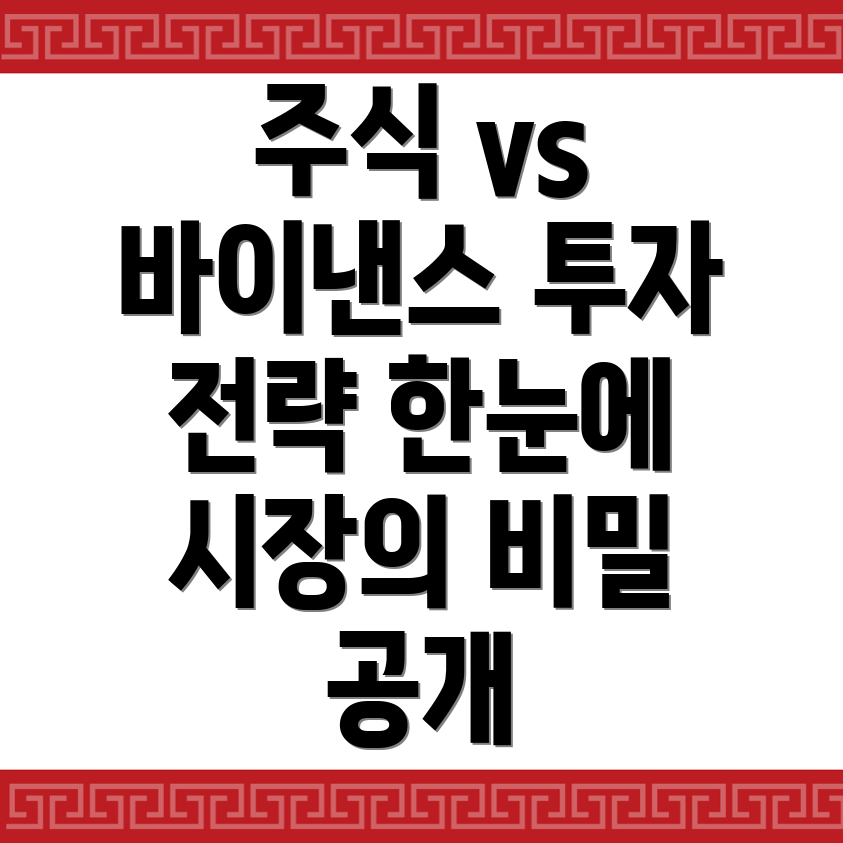 바이낸스 차트와 주식 시장 비교
