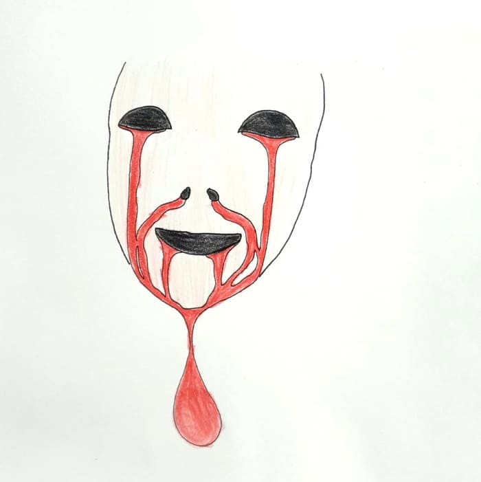  Happy 행복 일러스트 일러스트레이션 그림 드로잉 연필화 펜화 색연필화 그리기 긍정적인 생각