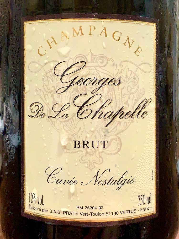 Champagne Georges de la Chapelle Cuvee Nostalgie Brut) NV