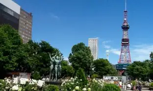 삿포로 오도리 공원 모습