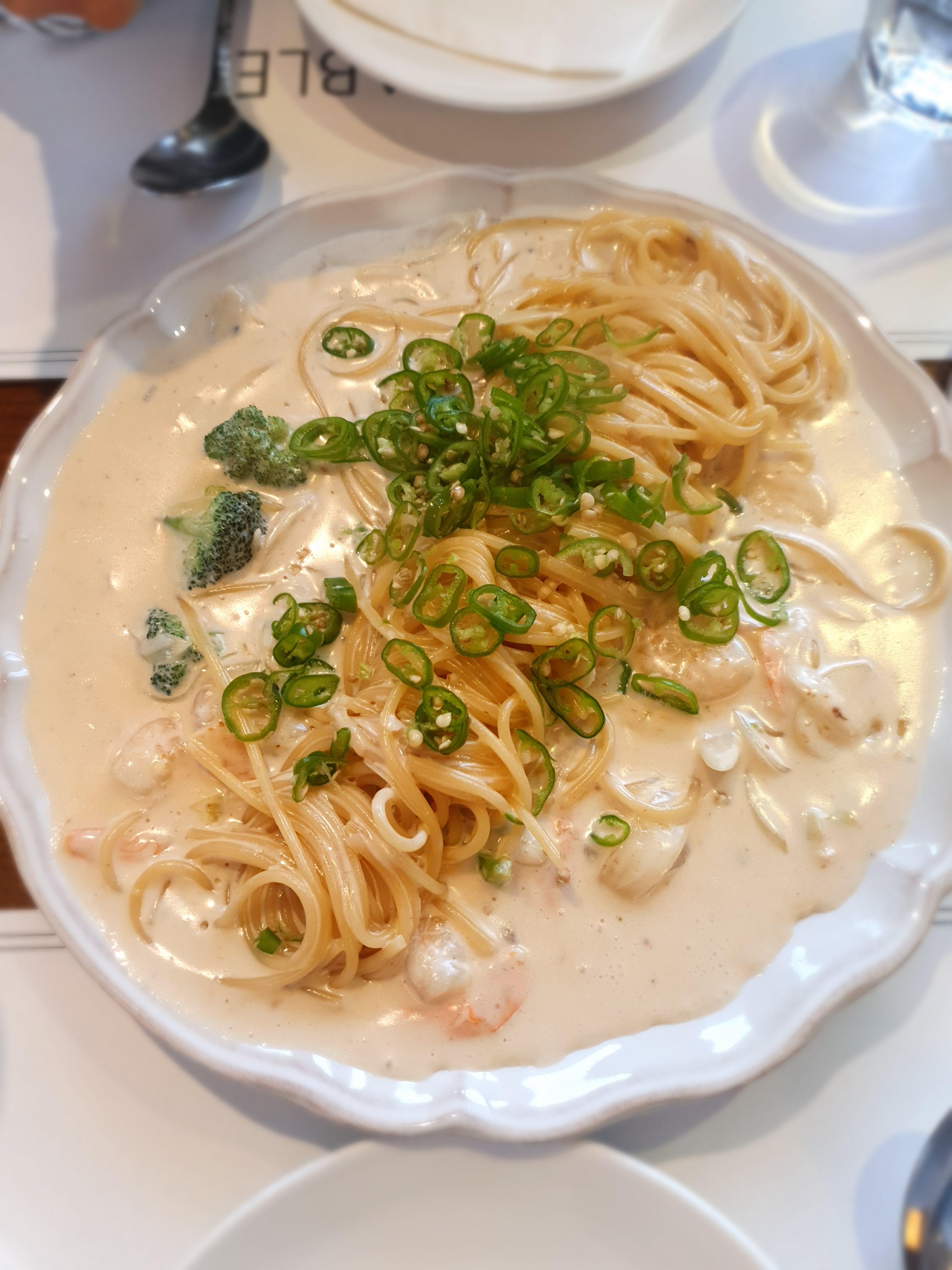  진주 크림파스타 맛집 원테이블