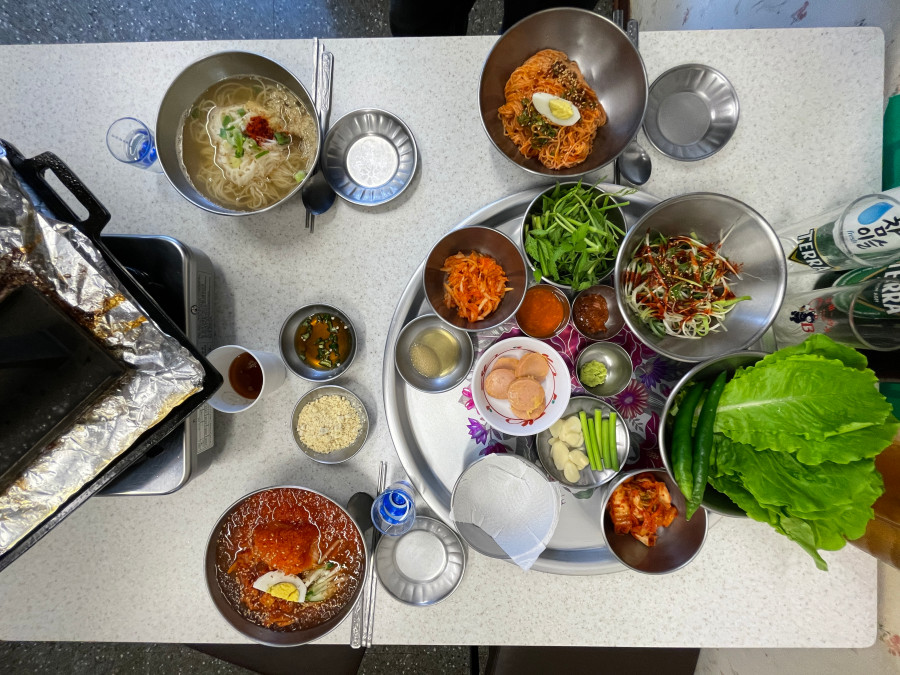  제주 성산 고깃집 냉삼 / 껍데기 노포 맛집 괸당집 성산점