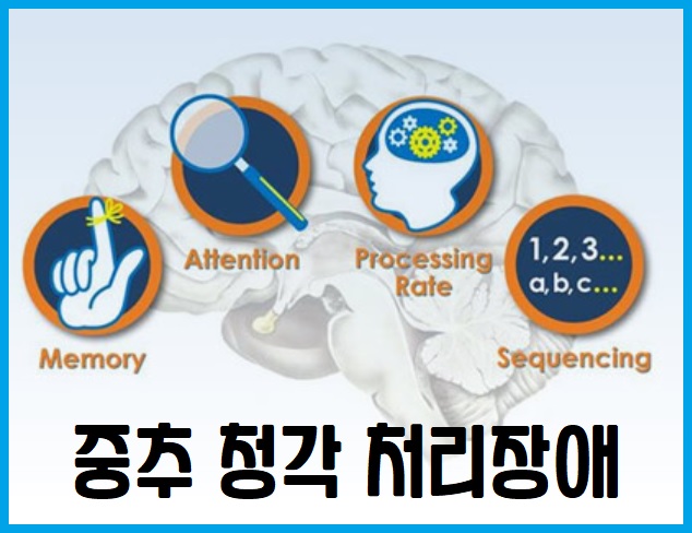 중추 청각 처리장애
