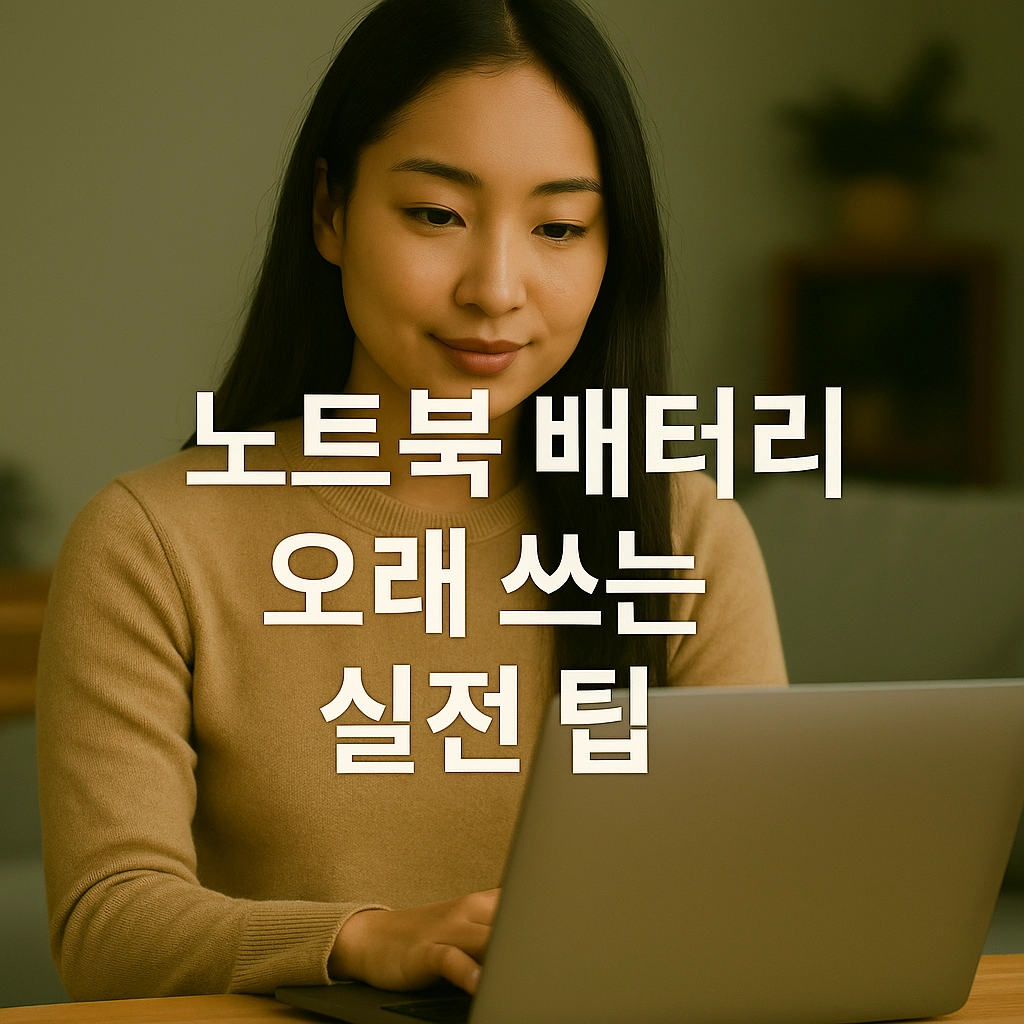 노트북 배터리 오래 쓰는 실전 팁