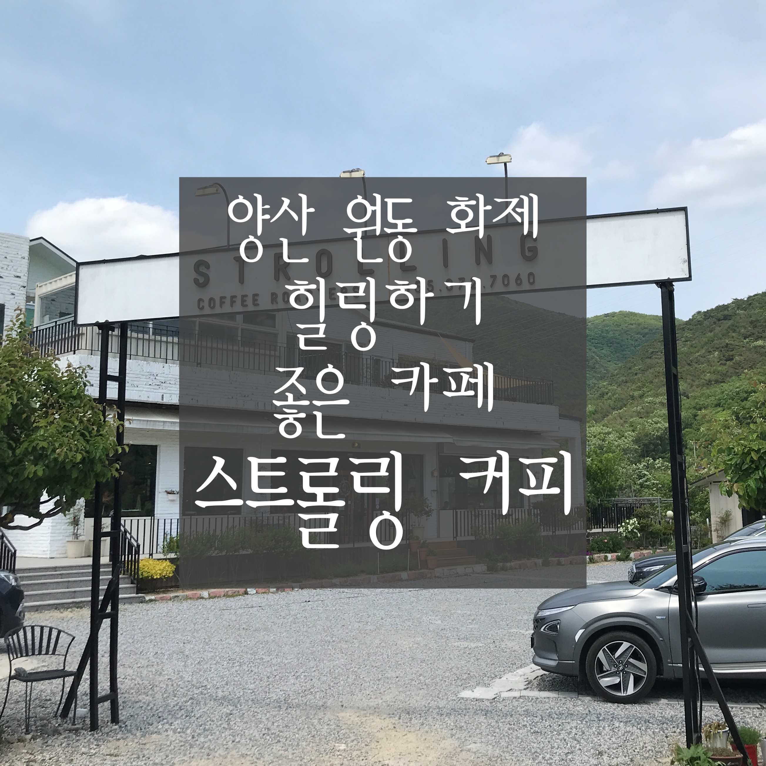  [경남 양산 '스트롤링 커피'] 드라이브 가고 싶은 날! 힐링하기 좋은 외곽 카페