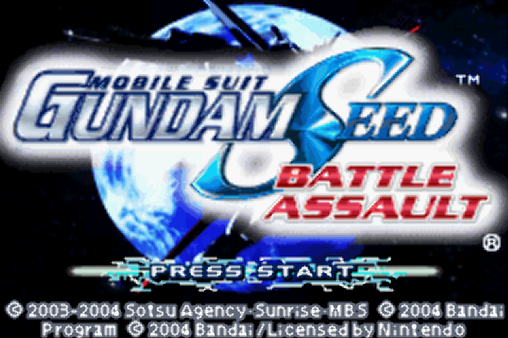  모빌슈트 건담 시드 배틀 어썰트 USA (게임보이 어드벤스 - GBA)