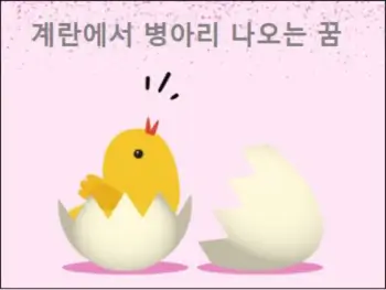 계란에서 병아리 나오는 꿈