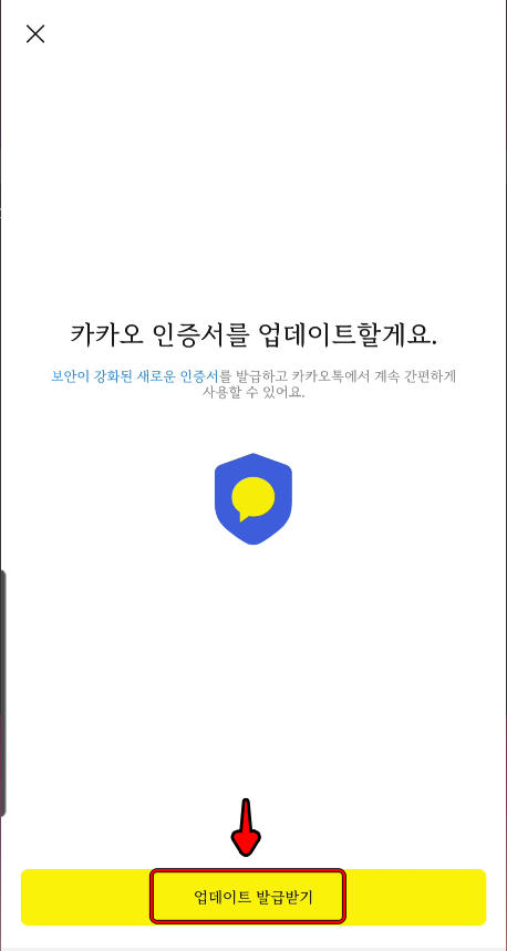 카카오 인증서