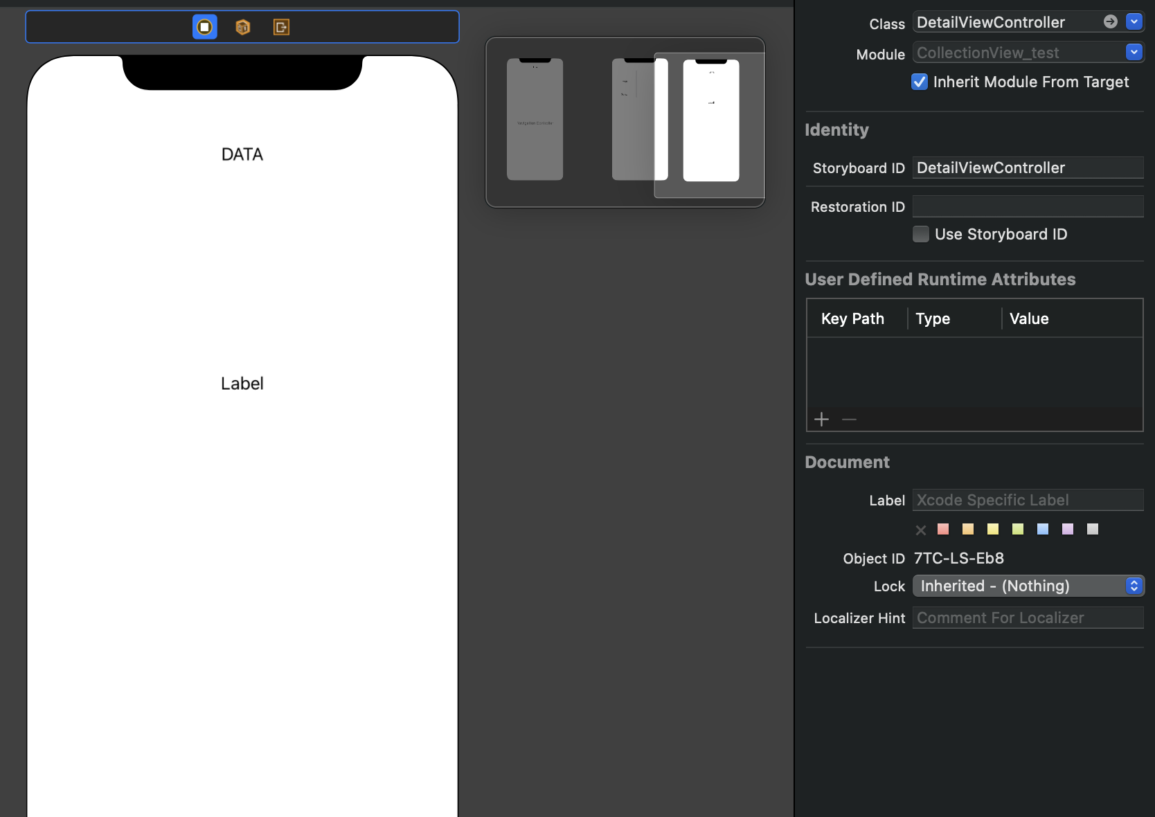 prepare transition view