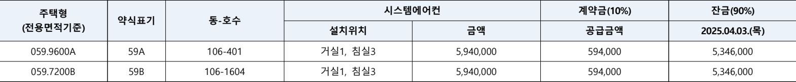 힐스테이트-푸르지오-주안-계약취소주택-추가선택품목