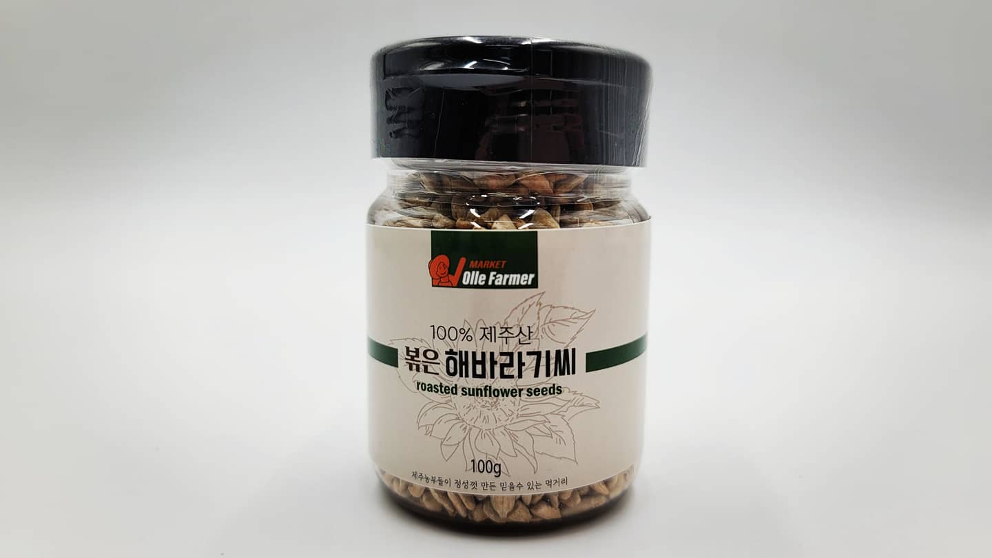  제주도 국내산 무농약 볶은 해바라기씨 100g 고소해요